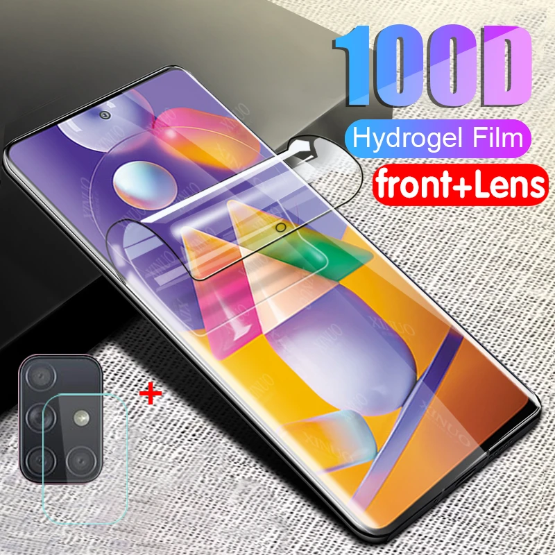 screen protector for Samsung Galaxy M31S M 31S camera hydrogel film protective for Samsung M31 S M 3