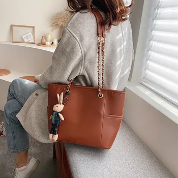 

High Quality Large Capacity Pu Leather Women Handbags Tote Bags Fashion Ladies Messenger Bags Famous Brands Female Shoulder Bag
