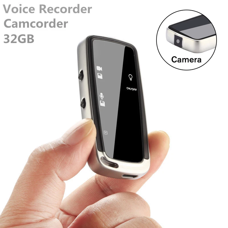 

Mini Digital Voice Recorder 480p 32GB Video Micro Camera Recording Pen Mini Sound Recorder Radio Camcorder 10 Hours Support TF