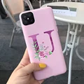 Letter - pink - U