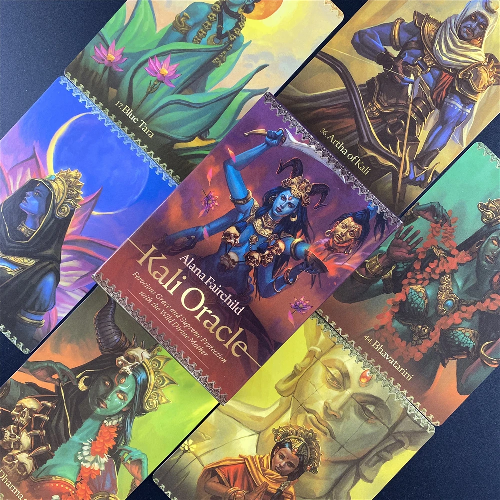 Kali Oracle Deck Tarot Card With The Wild Divine Mother Hindu Board Game  For Adult Tarot Deck For Fate Divination Playing Card - Board Game -  AliExpress