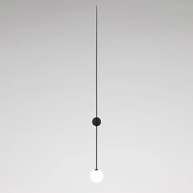 

Nordic Minimalist LED Wall Lamp Concise Glass Ball Living Room Besdside American Retro Wall Light Fixtures Free Shipping