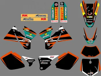 

3M Many styles For KTM EXC 2004 Free Customized Numbers Names GRAPHICS Stickers FOR KTM EXC 2004 125 200 250 300 400 450 525