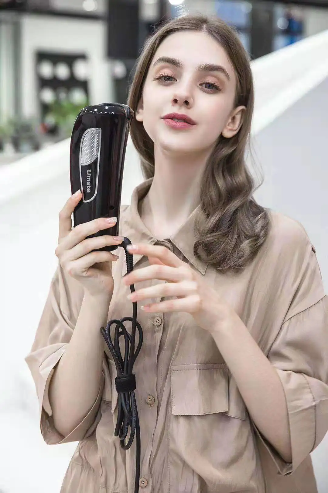 2019LCD Автоматическая Плойка для завивки волос, электрическая керамическая плойка для завивки волос, стильные инструменты для завивки волос, вращающиеся щипцы для завивки волос