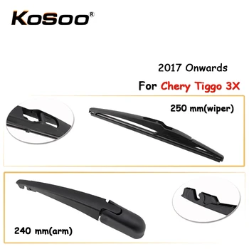 

KOSOO Auto Rear Car Wiper Blade For Chery Tiggo 3X,250mm (2017-) Rear Window Windshield Wiper Blades Arm,Car Accessories Styling