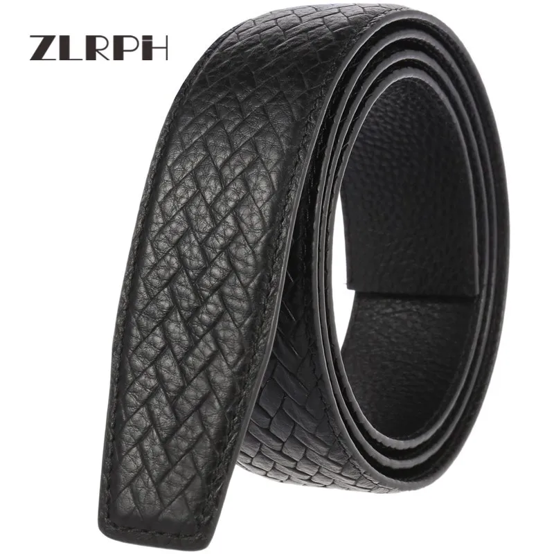 

ZLRPH brand high-quality double-faced cowhide luxury business men's automatic buckle belt black 3.5cm GZYY-LY35-3588