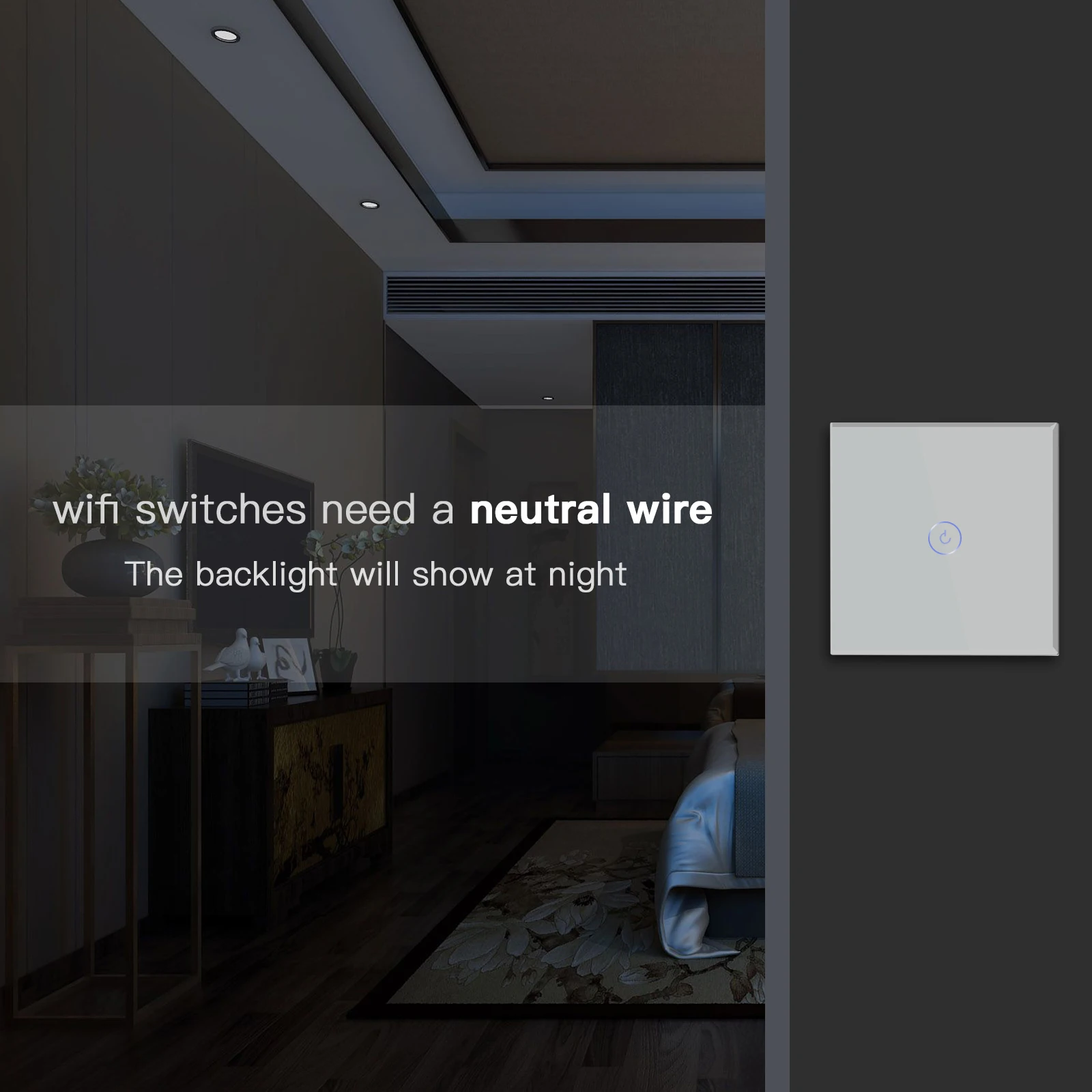 bseed wifi light touch switch interruptor inteligente sem 05