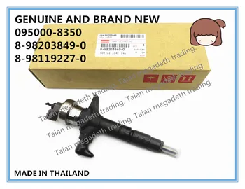 

4 PEICES GENUINE AND BRAND NEW DIESEL FUEL INJECTOR 095000-8350, 8982038490, 8981192270, 8-98203849-0, 8-98119227-0