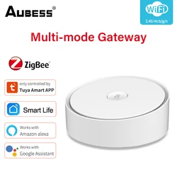 Tuya WiFi+Bluetooth-compatible+Zigbee Smart Multi-mode Gateway Hub Smart Home Bridge Smart Life APP Remote Control With Alexa Go