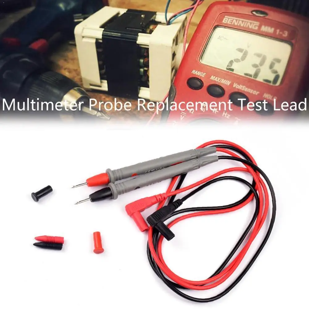 

Silicone wire Universal Probe Test Leads Pin For Digital Needle 20A Tip Multimeter Probe Tester Multi Meter J5V4