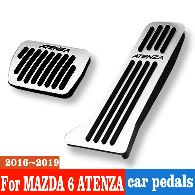 Для MAZDA 6 ATENZA 2016 2017 2018 2019 на Алюминий брелок для автомобильных ключей педаль