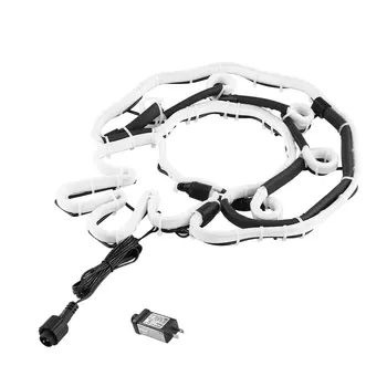 

Christmas Decorative Neon Sign Light Garland Shaped Wall Lamp Coffee Bar Wedding Mural Crafts US/UK/EU/JP Plug