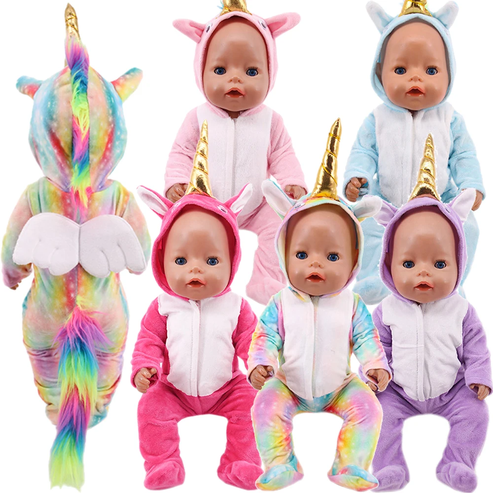 Doll Accessories Doll Clothes Doll Clothes Accessories Barbie Doll Clothes 43 cm Baby New Born Clothes for 18 Inch American Doll Girl Toy 17 Inch Baby Reborn Doll Clothes Accessories Our Generation