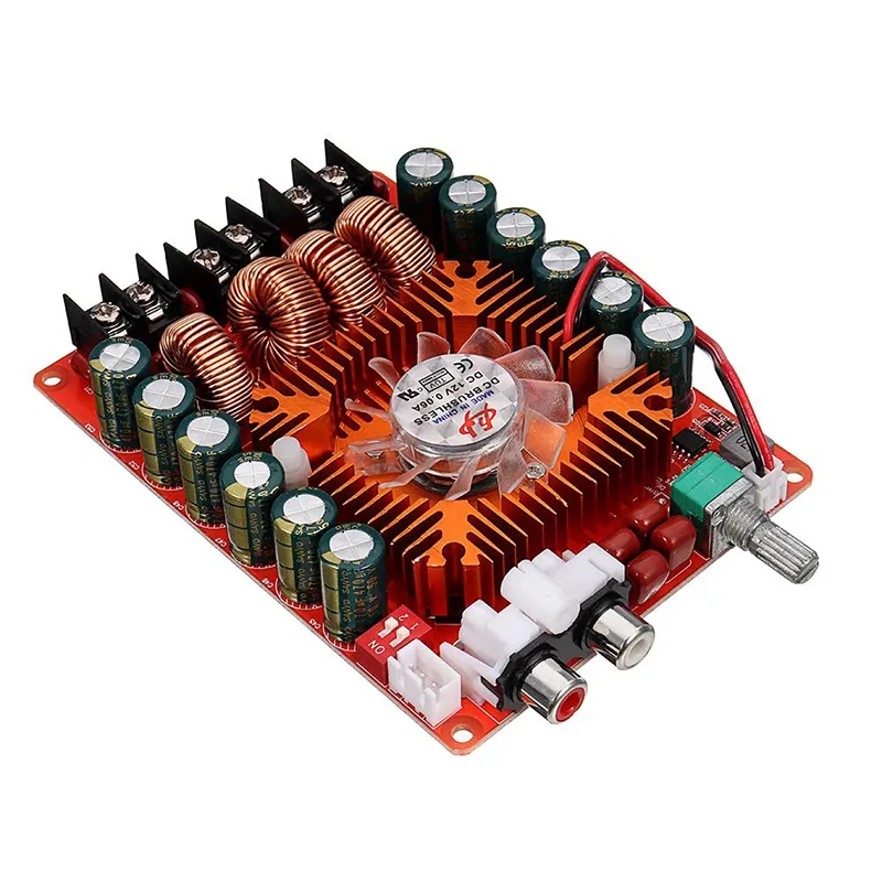 Двухканальный цифровой стерео усилитель мощности TDA7498E 160 Вт * 2 плата BTL режим DC 15-36