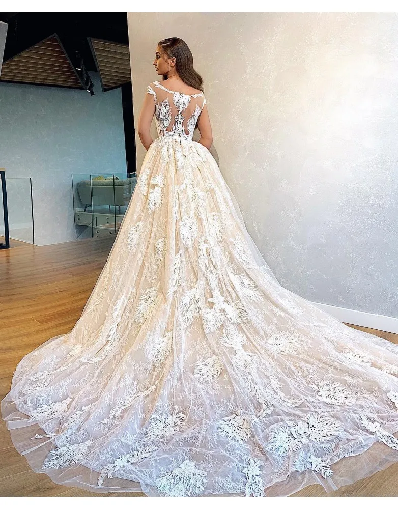 Длинный поезд свадебное платье Съемная Русалка Кружева Аппликация Vestido De Noiva на заказ свадебное платье