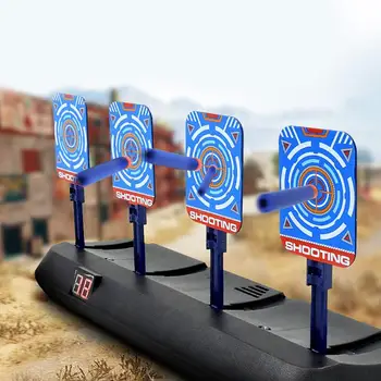 

Creative Auto Reset Calculate Scores Practical Target Children Toys High Precision 4-bit Electric Scoring Target Boards