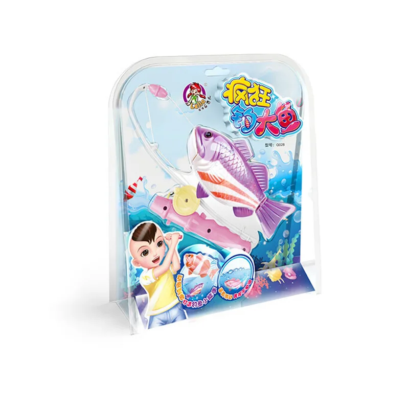 Игрушки Crazy Catch большая рыба блистер-магнитные детские игрушки для игры в воде Q028