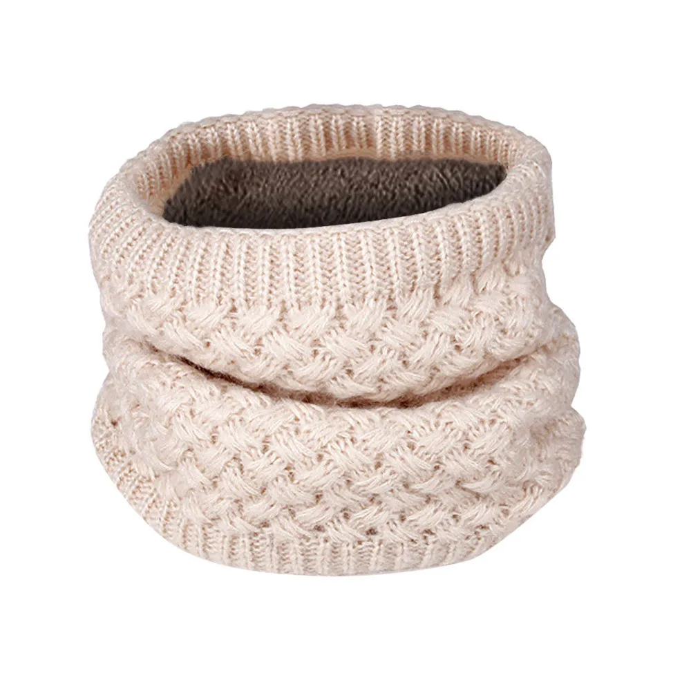 New Fashion Winter Scarf For Women Men General Baby Scarf Thickened Wool Collar Scarves Boys Girls Neck Scarf Cotton Unisex