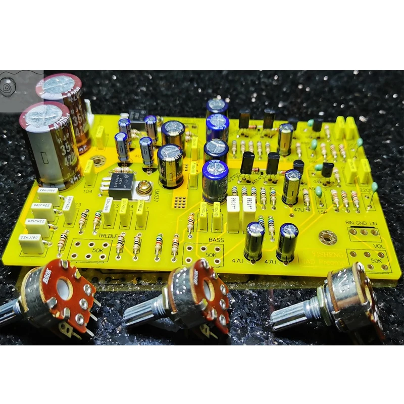 Комплект 2SA992/2SC1845 имитирует Британский NAD3020 LM317/337 усилитель передней платы AC Dual 22V~ 24V HIFI тон передней платы