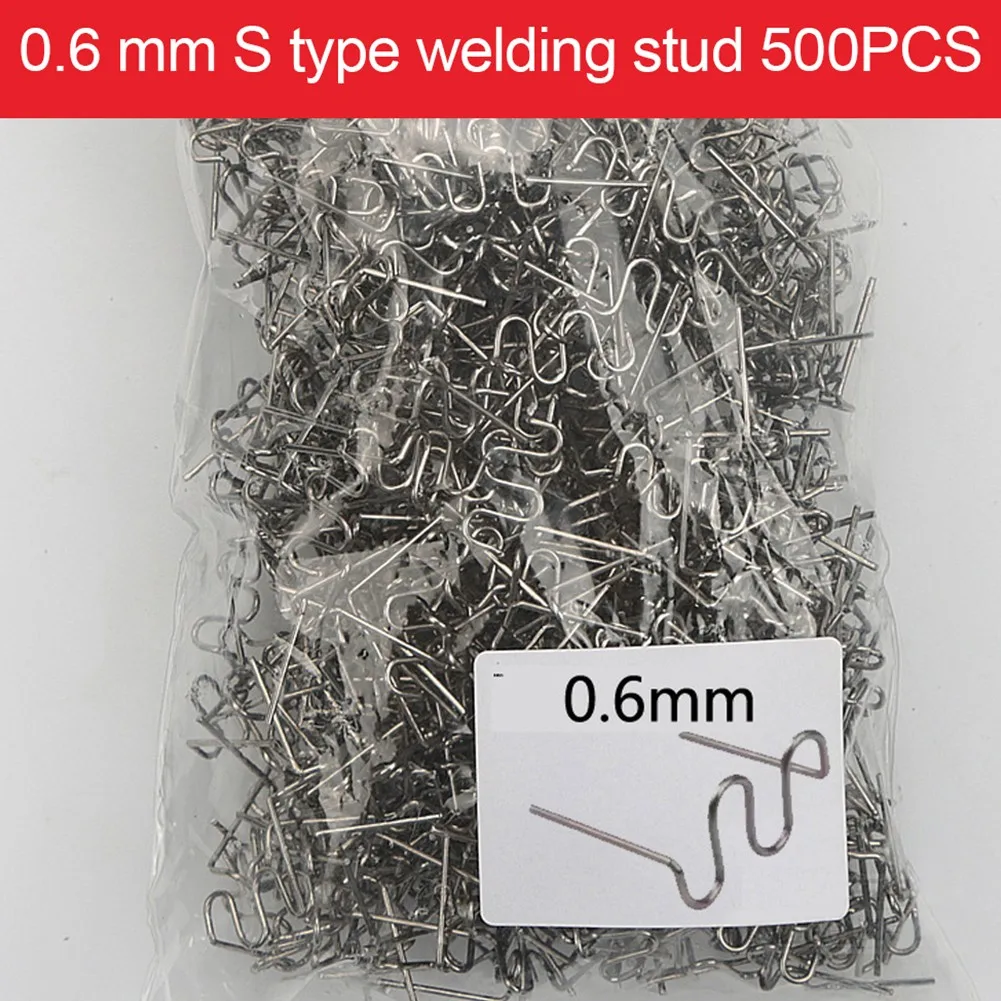 500PCS 0.6/0.8mm Hot Stapler Staples Wave Repair Staples Car Tools For Plastic Welder Cut Welding Machine Wave Staples Welder cheap stick welder