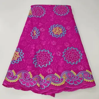 

Eyelet cotton lace 2020 African Swiss Voile Laces In Switzerland High Quality Swiss Dry Laces For Dress A32MAY021