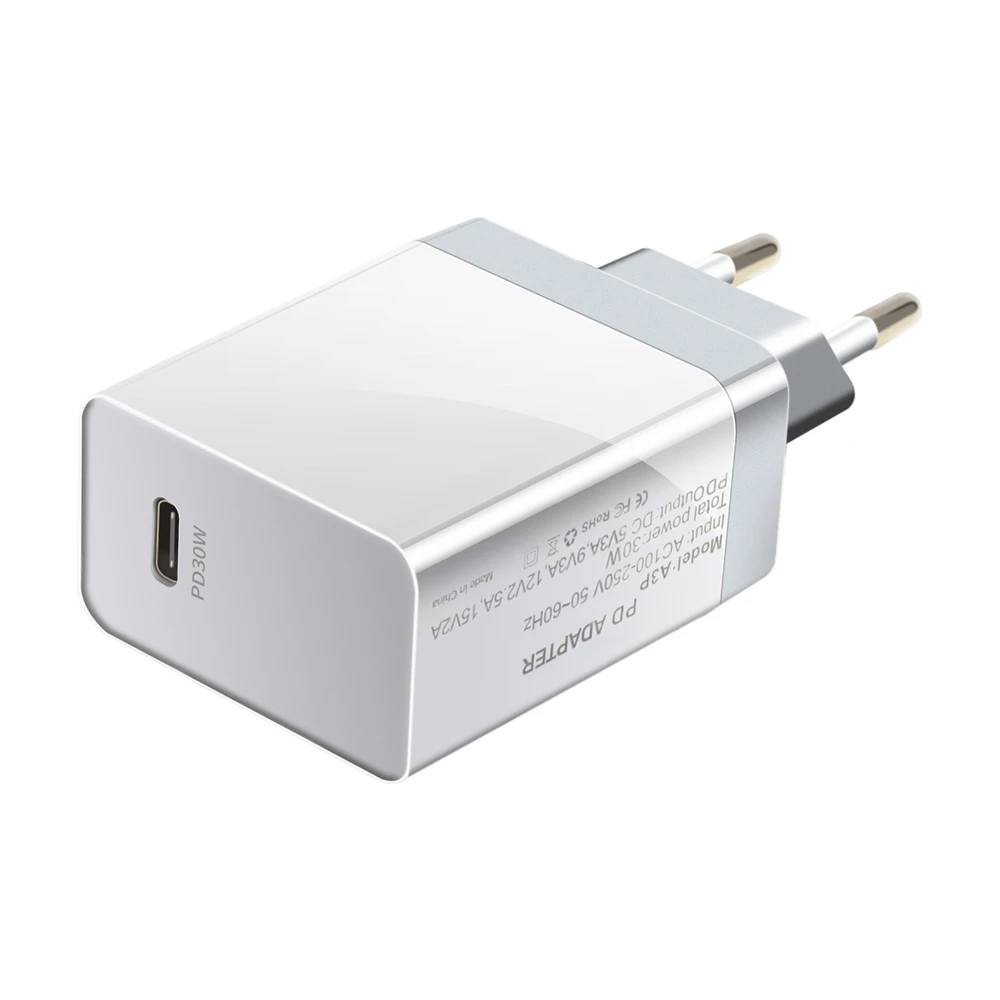 PD 30 Вт USB зарядное устройство PD протокол быстрой зарядки зарядное устройство Модель A3PUSB зарядное устройство 30 Вт PD Быстрая зарядка Usb Тип C PD Зарядное устройство Док-станция