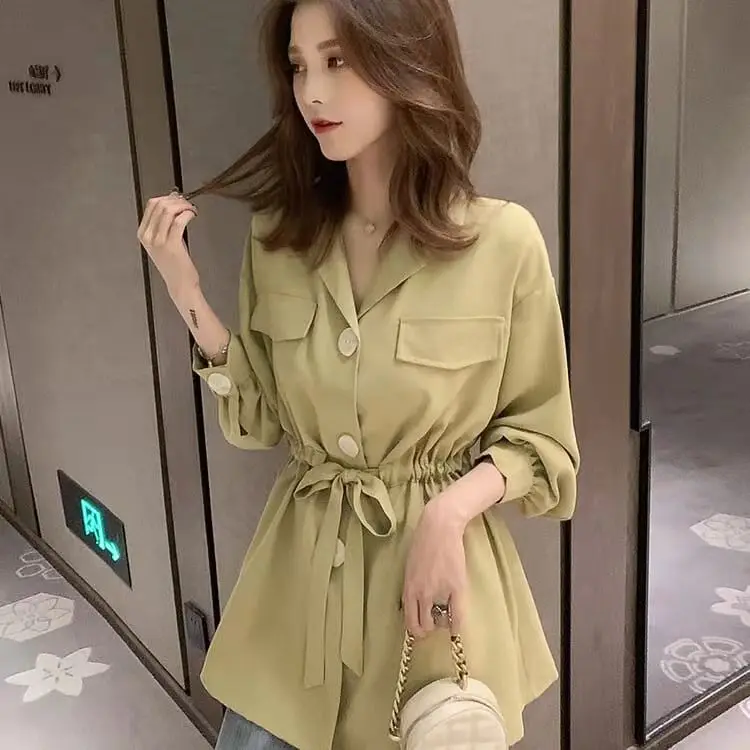 

s-3xl fashion loose blouse spring long sleeve Irregular Fashion Lace Up women Shirt Lantern sleeve V-neck womens tops and blouse