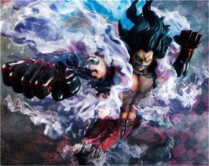 Одна деталь SA-MAXIMUM Luffy gear 4 Змея человек фигурка игрушка Кукла Brinquedos фигурка модель подарок