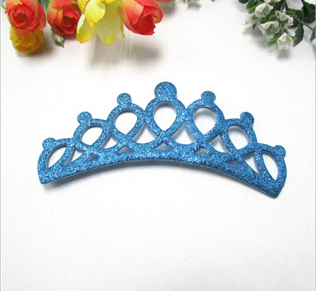 David Accessories 10 шт. Корона блески различной формы Non-Плетеный вышитый лоскут, материалы для ручных поделок для Аксессуары для волос, 10Yc2398 - Цвет: 1051056002