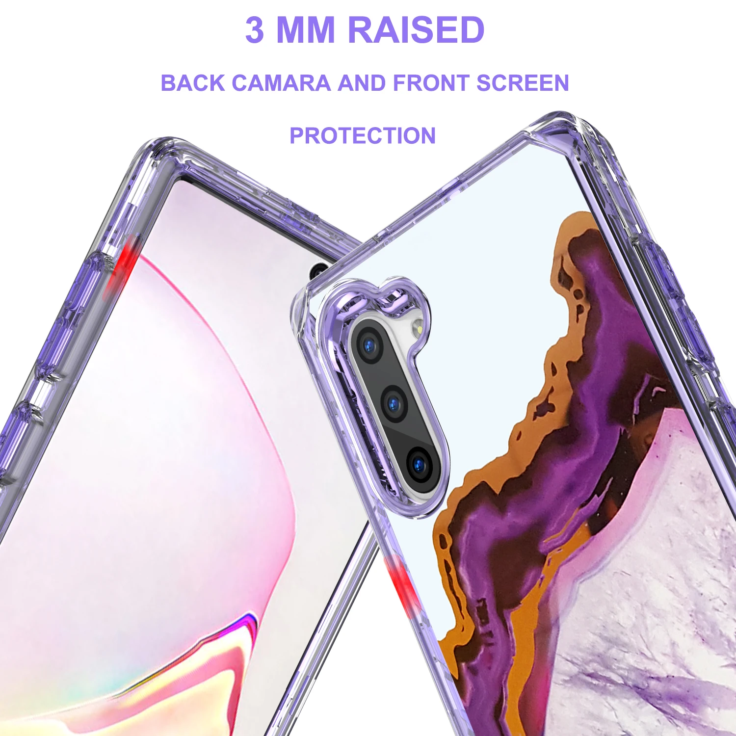 Birdroom для samsung Galaxy Note 10 Pro Чехол, 3 в 1 сверхмощный защитный ударопрочный жесткий Пластик в виде ракушки и мягкий TPU бампер чехол