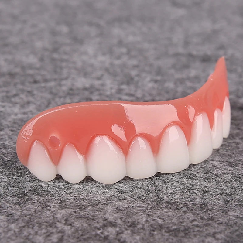 

Upper White Teeth Set Silicone Artificial Denture Set