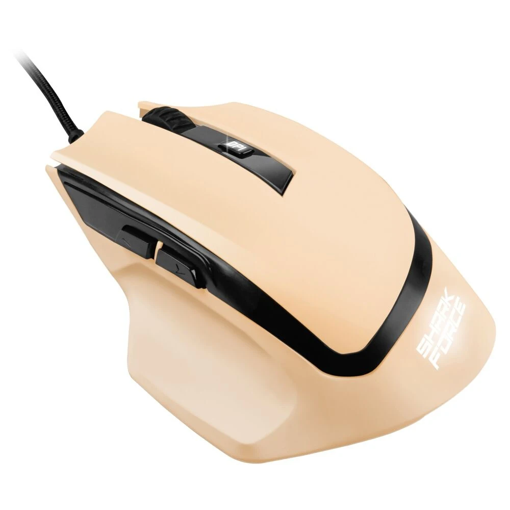 Мышь Sharkoon Shark Force оптическая, 1600 dpi, USB, подсветка