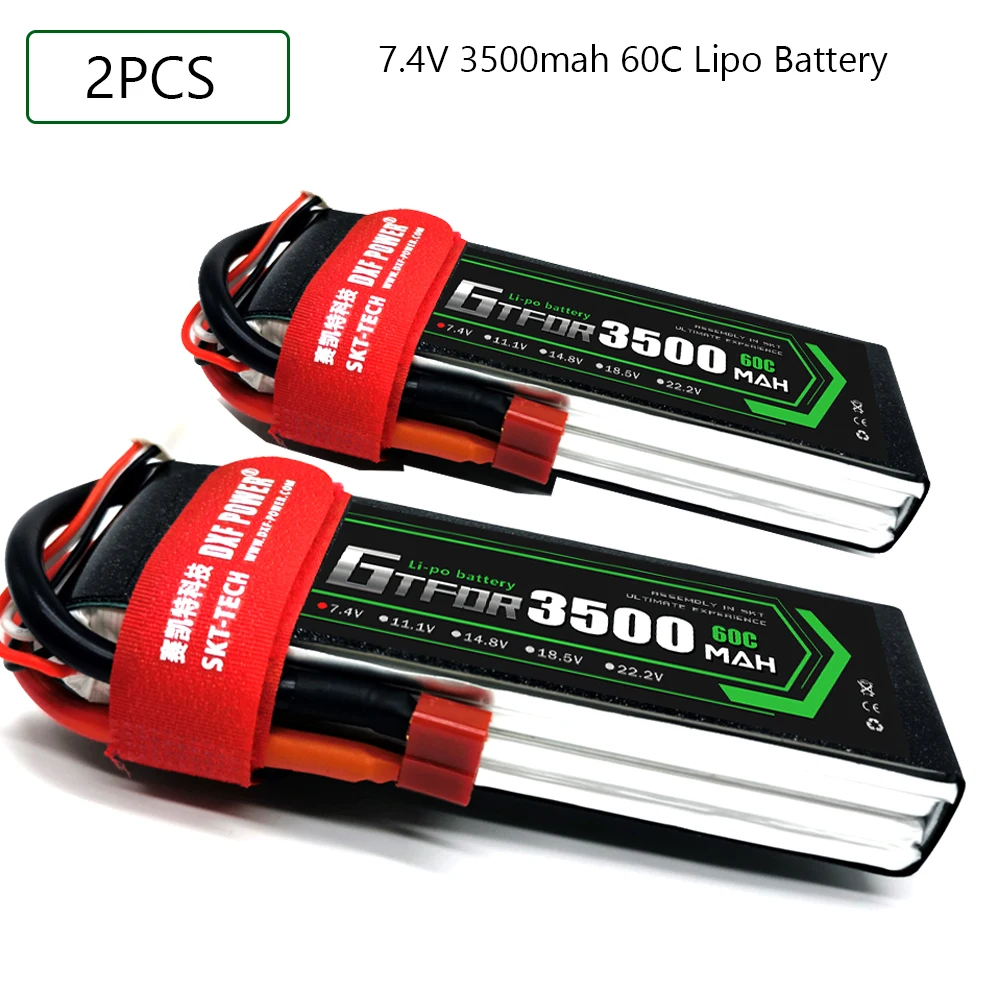GTFDR 3500mAh 7 4 V 60C 120C Lipo батарея 2S XT60/DEANS/XT90/EC5 для дрона AKKU FPV грузовик четыре axi вертолет