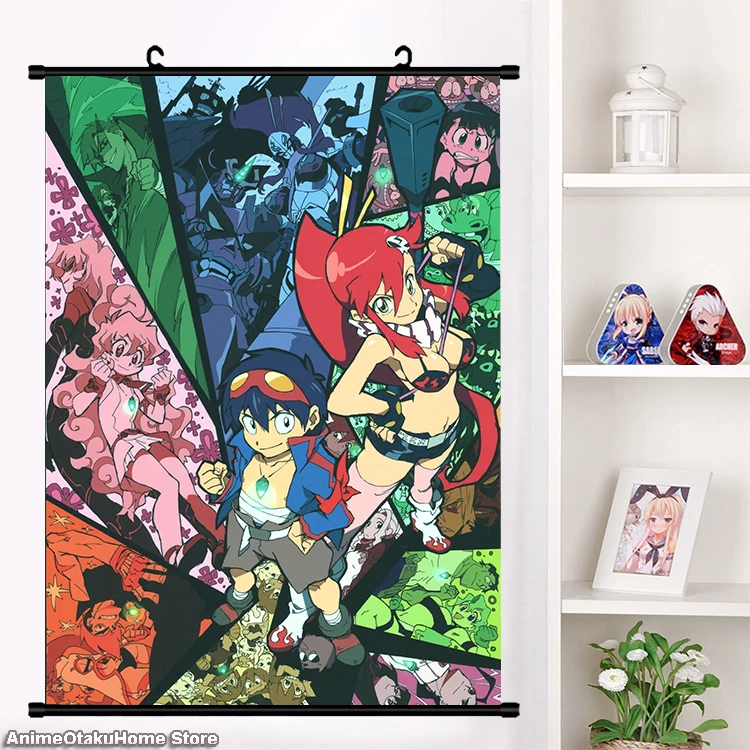 Anime Tengen Toppa Gurren Lagann kamina Simon Family littner yoko Wall