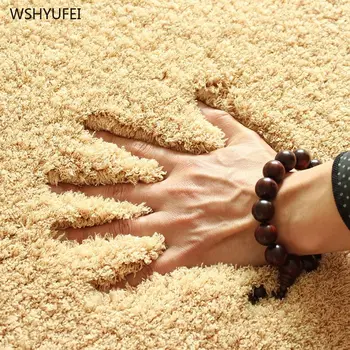 

Direct home woollen bedroom bedside carpet room bed front living room coffee table girl heart lovely bay window plush floor mat