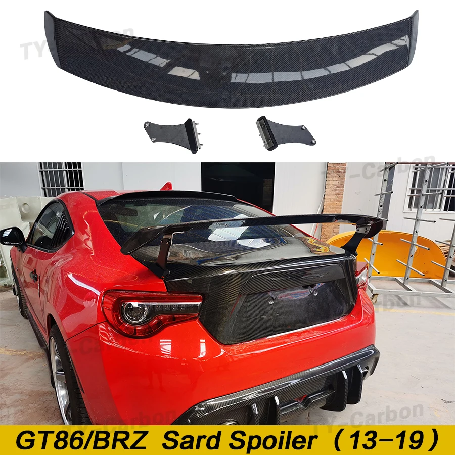 

Carbon Fiber Car Rear Wing Trunk Lip spoiler For Toyota GT86 Subaru BRZ Scion FR-S 2013-2019 SARD Style