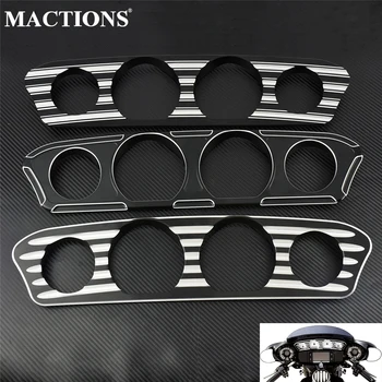

Motorcycle CNC Trim Inner Fairing Dash Board Billet Aluminum Black For Harley Touring Road Street Glide FLHT FLHX FLHTCUTG 14-up