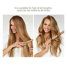 2 в 1, для укладки волос, Золотая кукуруза, ролик, волшебная палочка для завивки волос, выпрямитель для волос, профессиональный керамический стиль, выпрямление, щипцы для завивки волос