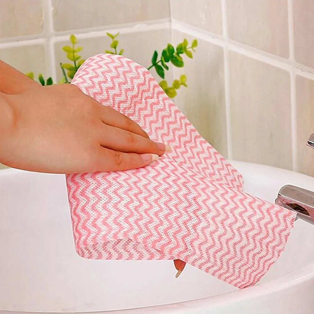 1 Roll Eco-Friendly Cleaning wash cloth Non Woven Duster Cloth Dish Cloth Break Point No Oil Rag Furniture items kitchen towels