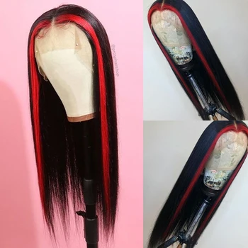 

13x4 Straight Honey Blond Ombre Color Highlight Lace Front Human Hair Wigs for Women Remy Brazilian Invisible Lace Frontal Wigs