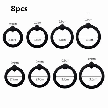 Silicone Penis Ring Ejaculation Delay Cock Rings Dick Erection Cockring Male Chastity Adult Sex Toys For Men Lock Sperm Trainer 4