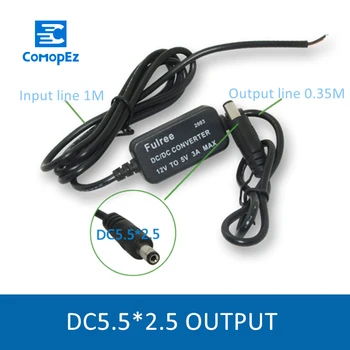 

Usb Power Supply Converter DC/DC Step-down 12V to 5V 3A Waterproof Control Car Module Low Heat Auto Protection Size 43*22*11mm