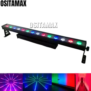 

Lyre LED Bar Wall Washer Light 14x12w RGBWA 5IN1 IP65 Outdoor LED Light Color Running Built in 12 Effects Waterproof Floodlight