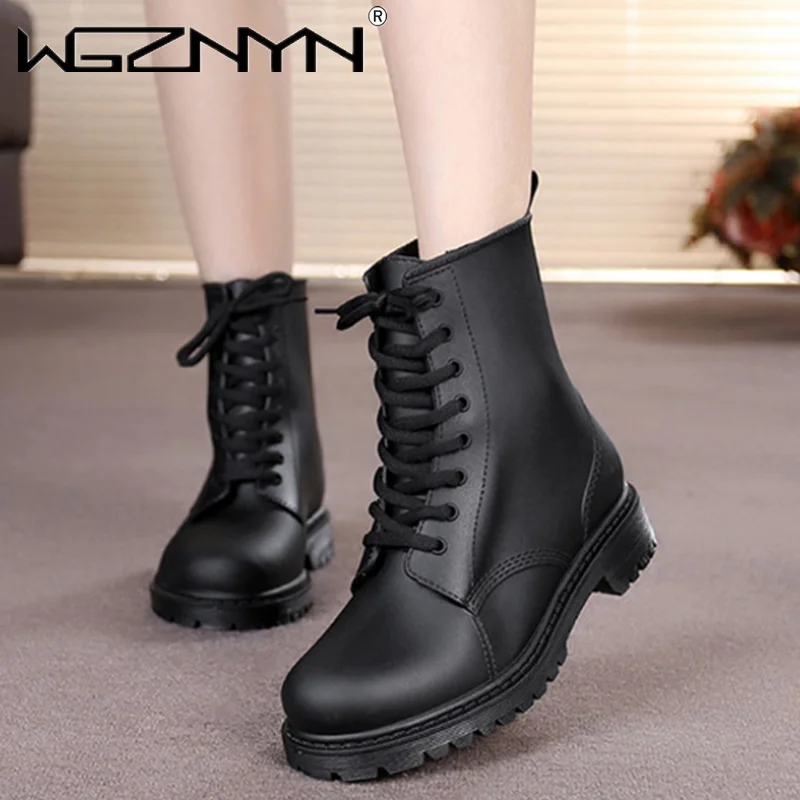 2020 Platform Boots Female Women Shoes Ankle Autumn British Wind Leather Thick with Short Boots Women Motorcycle Martin Shoes 2020 Platform Boots Female Women Shoes Ankle Autumn British Wind Leather Thick with Short Boots Women Motorcycle Martin Shoes