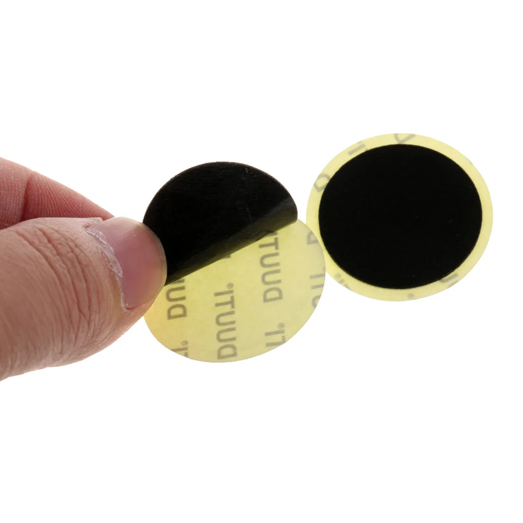 10 Pieces 25mm Motor Bicycle Bike Tyre Tire Inner Tube Puncture Rubber Patches Repair Kit without Any Glue 10 Pieces 25mm Motor Bicycle Bike Tyre Tire Inner Tube Puncture Rubber Patches Repair Kit without Any Glue