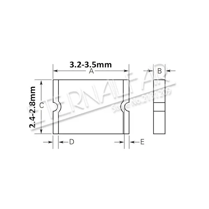 Сбрасываемый PTCs SMD предохранитель MICROSMD005F-2 PTC предохранитель сброса 30V 0.05A 50MA 1210 3225 3,2*2,5mm X05 PolySwitch сбрасываемые устройства