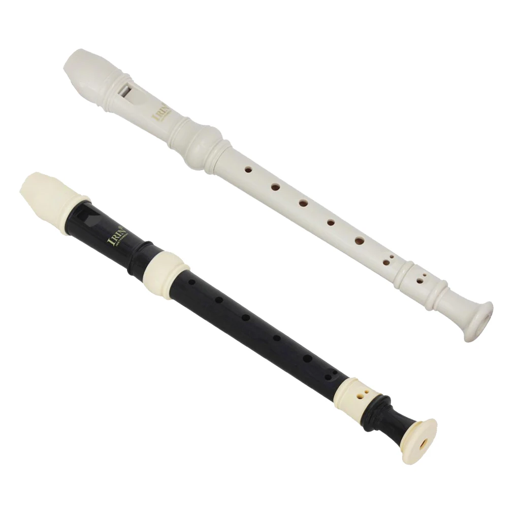 

ABS Plastic 8 Hole Descant Recorder Set English Fingering Musical Woodwind Instrument Key of C