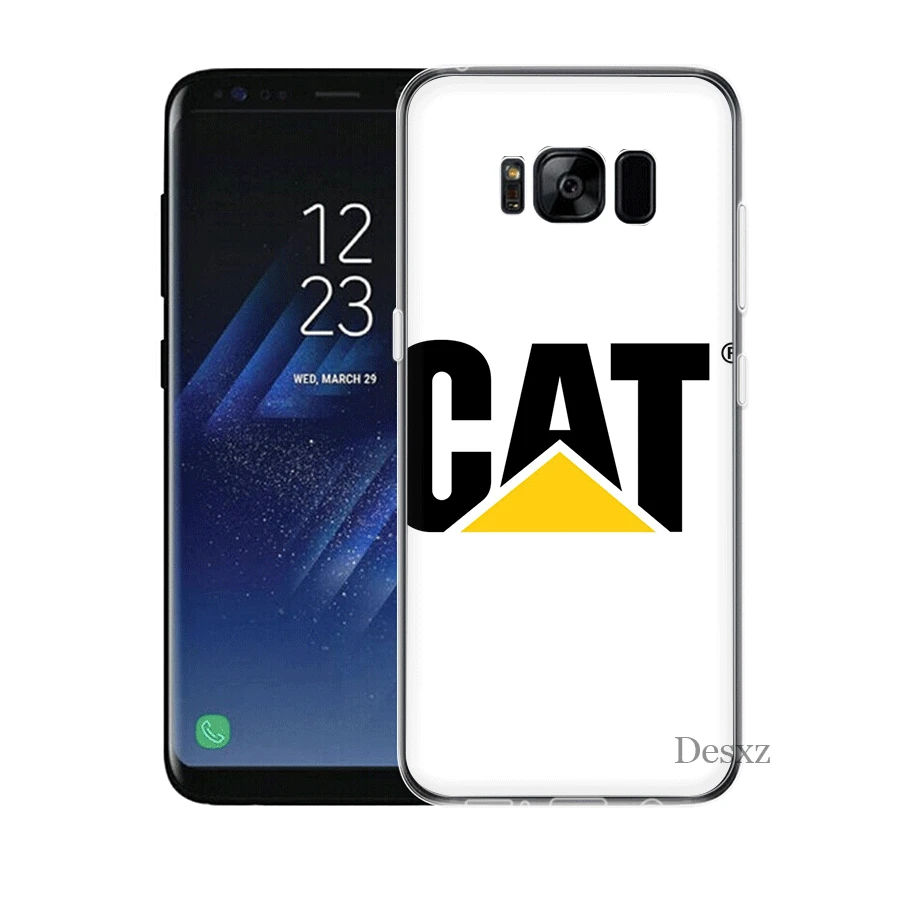 Мобильный чехол для телефона для samsung A3 A5 A6 A7 A8 A9 A10 A20 A30 A40 A50 A60 жесткий чехол с логотипом Caterpillar милый