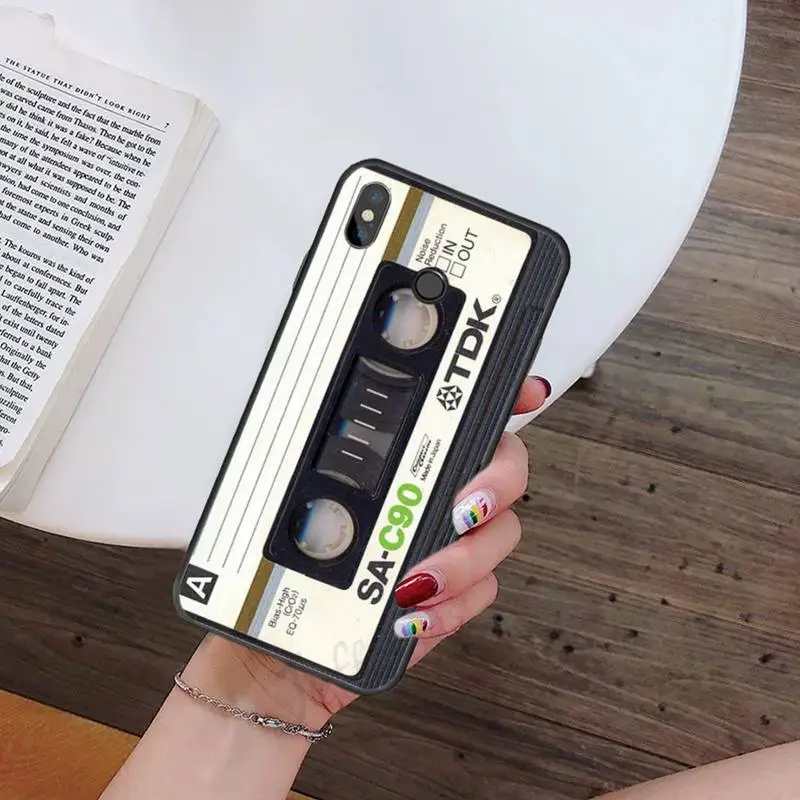 Vintage Cassette tape art retro music Nostalgia funda hull coque cover Phone Case For Xiaomi Redmi note 7 8 10 9 s 9t lite pro xiaomi leather case cosmos blue Cases For Xiaomi