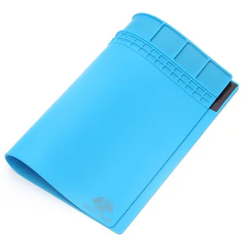 

405x305mm Magnetic Heat Resistant Soldering Mat Silicone Heat Gun BGA Soldering Station Insulation Pad Repair Tools Desk Mat
